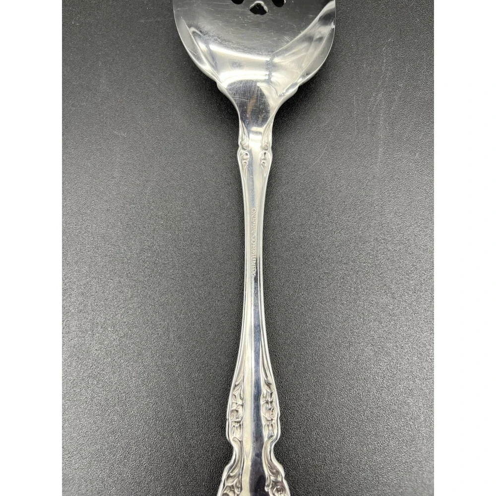 Pie Server Pierced Brahms Stainless By Oneida Silver